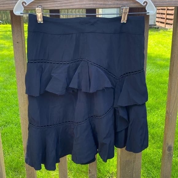 Something Navy Dresses & Skirts - Something Navy Ruffle/Tiered Hi-lo Skirt